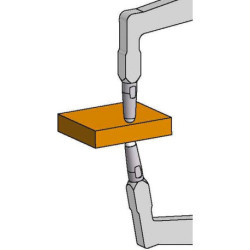 Bouton-poussoir rapide extérieur 0-15mm KRÖPLIN