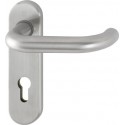 Ensemble porte-serrure profil, E58/353K/138ZGRT-SST F69 8 PZ-72