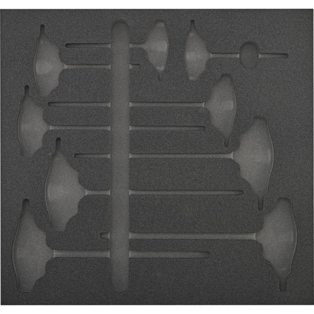 Module d'outils 2/3 vide Poignée en T Torx Wera