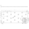 Plaque perforée 200x120x2.0 mm (Par 10)