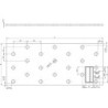 Plaque perforée 40x1200x2.0 mm (Par 10)