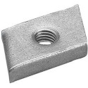 Plaque filetée type 38/17 acier inoxydable A4 M12 (Par 100)