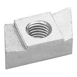 Plaque filetée type 40/22 acier inoxydable A4 M12 (Par 100)