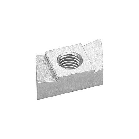 Plaque filetée type 40/22 acier inoxydable A4 M12 (Par 100)