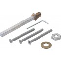 Kit de montage porte BS-SCHUTZ -GRT SST KN/GR 10 77-82 UNSICHTBAR