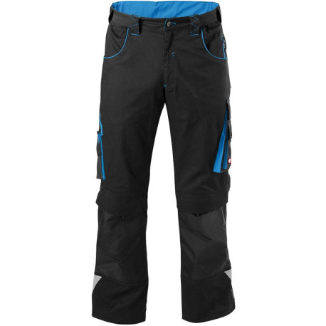 Pantalon H 24. noir/turquoise. Taille 56. FORTIS