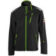 Veste FORTIS 24 pour hommes, noir/limegreen. Taille 3XL