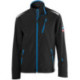 Veste pour hommes 24. noir/turquoise. Gr. XXL