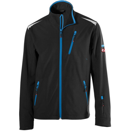 Veste pour hommes 24. noir/turquoise. Gr. XXL