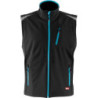 Gilet homme 24. noir/turquoise. Gr.XL