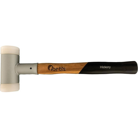 Marteau 40mm avec manche en hickory sans rebond FORTIS