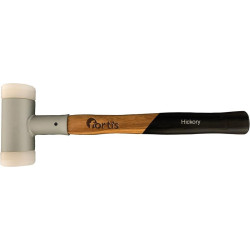 Marteau 60mm avec manche en hickory sans rebond FORTIS