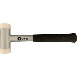 Marteau 40mm avec manche en tube d'acier sans rebond FORTIS