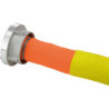 Tuyau plat de construction/industriel. orange. C/52mm avec 2 vannes de fuite. Raccord STORZ. 5m FORTIS