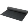 Tapis à stries fines SBR. noir. 3mm. 1000mm 10m FORTIS