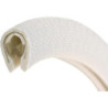 Protection d'arêtes flexible ronde. blanc gris. 10x14.5 mm. Zone de serrage 1.0-4.5mm. 10m FORTIS (Par 10)