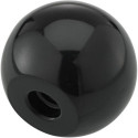 Bouton sphérique DIN319 Duroplast. Forme C. 25mm. M 6. contenu : 10 pièces FORTIS