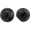 Bouton sphérique DIN319 Duroplast. Forme C. 25mm. M 6. contenu : 10 pièces FORTIS