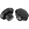 Poignée étoile DIN6336 Duroplast. Forme K. 32mm. M 6. contenu : 5 pièces FORTIS