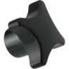 Poignée en croix DIN6335 Duroplast. Forme K. 32mm. M 6. contenu : 5 pièces FORTIS.