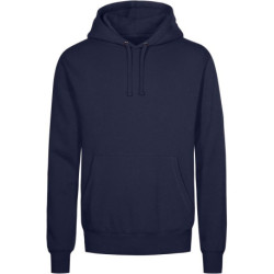 Sweat à capuche. bleu marine. Gr.S