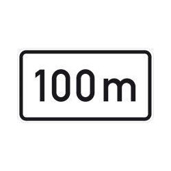 Panneau ZZ.1004-30. 231x420mm 100m Label de qualité RAL film RA1