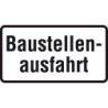 Panneau ZZ.1007-33. 231x420mm Sortie de chantier Label de qualité RAL film RA1