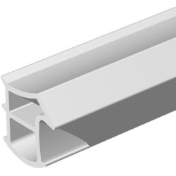 Joint d'huisserie en acier K2154W-PVC gris DIY Progr..5mtr (Par 5)