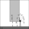 IBS 39. à visser alu argent. BH20mm DIY Progr..L 1000mm