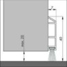 PDS-B Déco à visser KFblanc.DIY Progr..L 1000mm (Par 10)