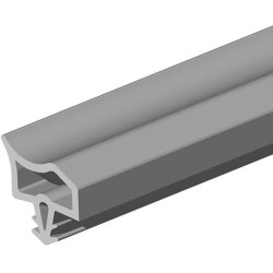 Profilé de butée de porte 3967. EV brun DIY Progr..L 5mtr (Par 5)