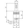 Mandrin de taraudage SM2 cyl. 20mm M1.4-7 TAPMATIC