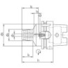 Mandrin à expansion hydraulique DIN69893A HSK-A63 16x150mm WTE