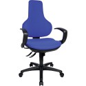 Chaise bureau Ergo Point bleu