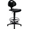 Chaise de travail TEC 20 Counter PU noir