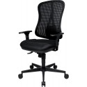 Chaise bureau tournante Head Point SY noir/noir,Netz.