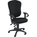 Chaise bureau tournante Point 80 noir