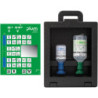 Boîte de paroi de rinçage oculaire IBOX 2. 500ml+200ml