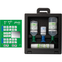 Boîte de paroi de rinçage oculaire IBOX 3. kit
