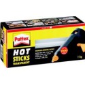 Batons de colle Pattex transparente Ø 11 mm 1kg (Par 6)