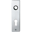 Plaque de porte courte ,PZ, 0 14 1402,carré,F69 matt