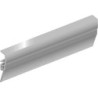 Joint de sol de porte ADS Klassik à visser alu. argent. L 1000mm (Par 10)