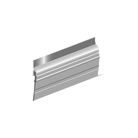 Joint de sol de porte ADS-GL à visser alu argent. H50 x L1000