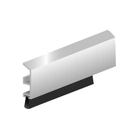 Joint de sol de porte ADS-B robuste visser alu. argent. L 1000mm (Par 10)