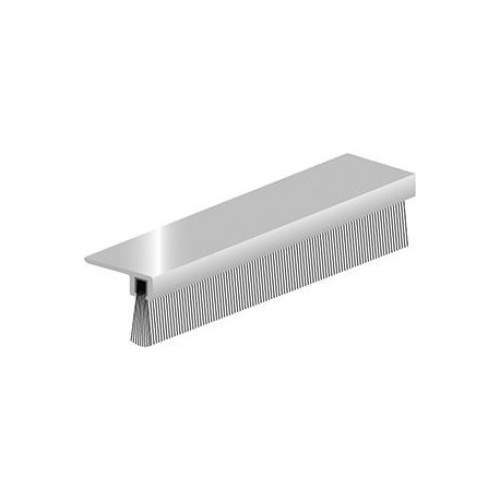 Joint de sol de porte IBS 90-18 à visser alu argent.H16xL3000. BH12.5