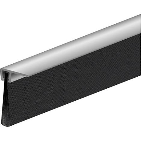 Joint de sol de porte IBS 90-32 à visser en aluminium argenté.H16xL1000. BH25.5