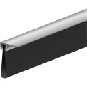 Joint de sol de porte IBS 90-32 à visser alu argent.H16xL3000. BH25.5