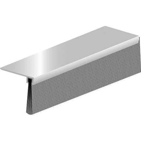 Joint de sol de porte IBS 90-36 à visser alu argent. H35 x L3000. BH28