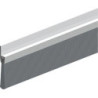 Joint de sol de porte IBS POG 65 non percé argent. H65 x L1000. BH40