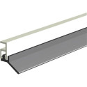 Rail d'étanchéité PTS-ULz. clouer KF blanc. H 16 x L 2100mm (Par 25)